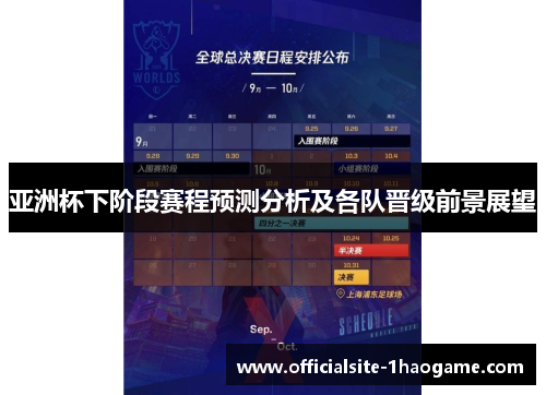 亚洲杯下阶段赛程预测分析及各队晋级前景展望 亚洲杯下阶段赛程预测分析及各队晋级前景展望