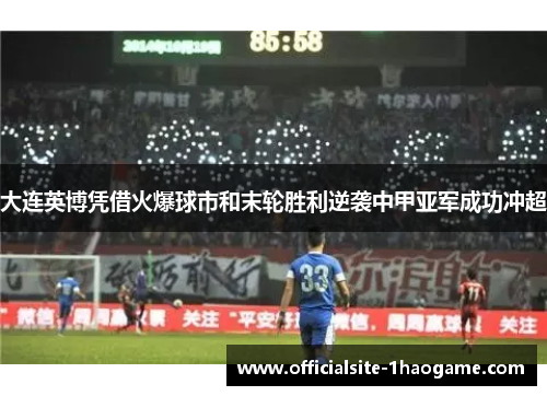 大连英博凭借火爆球市和末轮胜利逆袭中甲亚军成功冲超